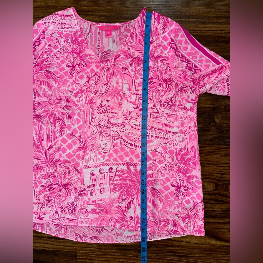 Lilly Pulitzer Pamala Top in Paradise Pink size Small - Picture 14 of 15